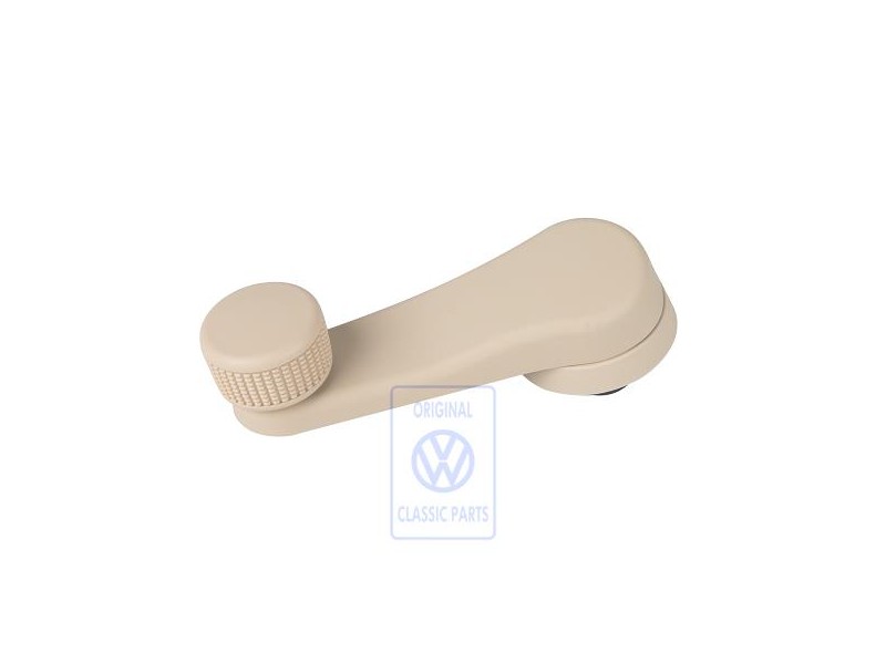 VW Originale Manovella Alzacristallo Beige Crema - 6N0837581A 3PT