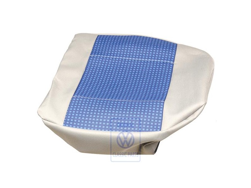 VW Originale Rivestimento Sedile (Tessuto) Blu/Grigio Flanella - 6N0885405BLHDJ