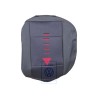 VW Originale Rivestimento Sedile (Tessuto) Off-Black - 6N0885405BSHBC