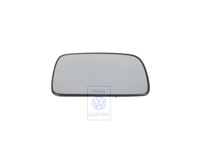 VW Originale Vetro Dello Specchio Con- Vesso Con Piastra Di Supporto - 6N1857522
