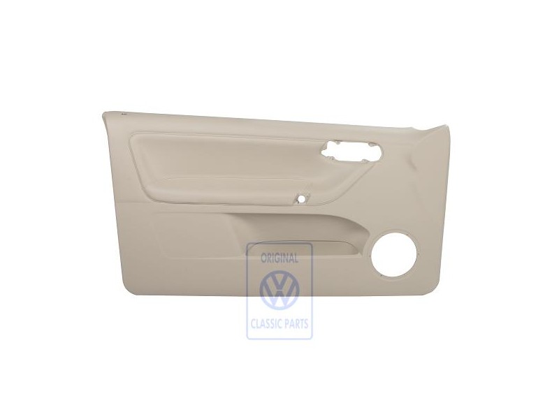 VW Originale Rivestimento Porta (Pelle) Crema - 6N3867011CSMEB