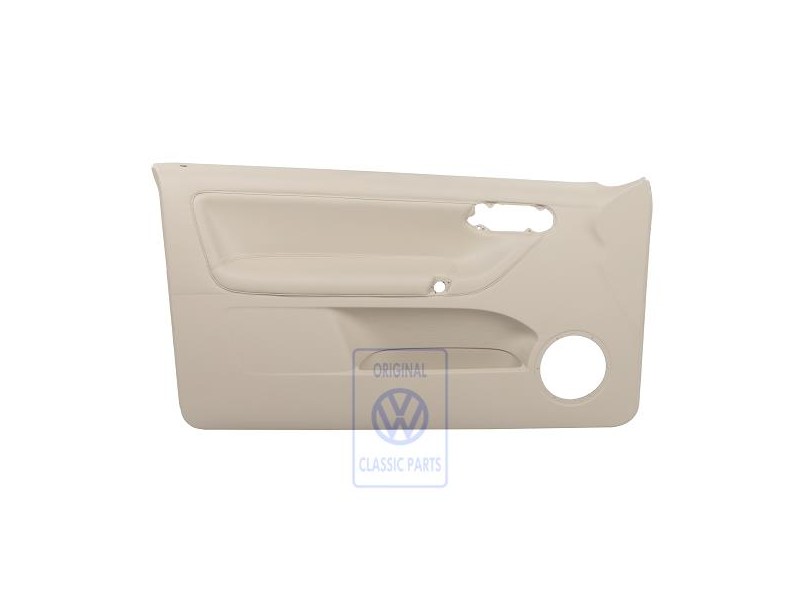 VW Originale Rivestimento Porta (Pelle) Crema - 6N3867011DCFWK