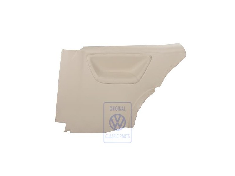 VW Originale Rivestimento Laterale (Pelle) Crema - 6N3867044BLFWK