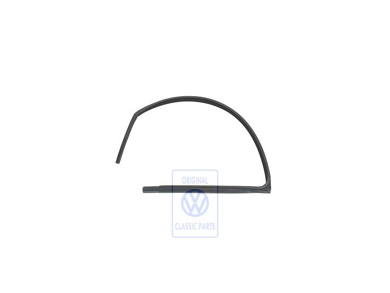 VW Originale Guida Del Finestrino Nero Satinato - 6N4837432 B41