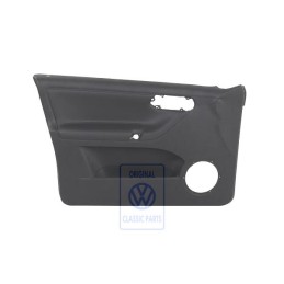 VW Originale Rivestimento Porta (Pelle) Nero - 6N4867011DCEGX