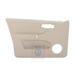 VW Originale Rivestimento Porta (Pelle) Crema - 6N4867011DCFWK