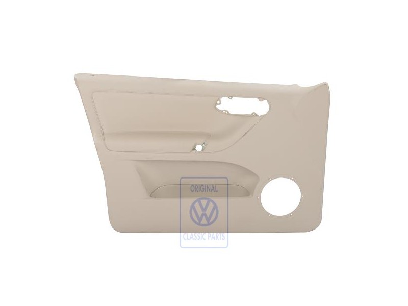 VW Originale Rivestimento Porta (Pelle) Crema - 6N4867011DCFWK