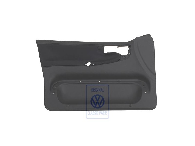 VW Originale Rivestimento Porta (Tessuto) Off-Black - 6N4867011P DRG