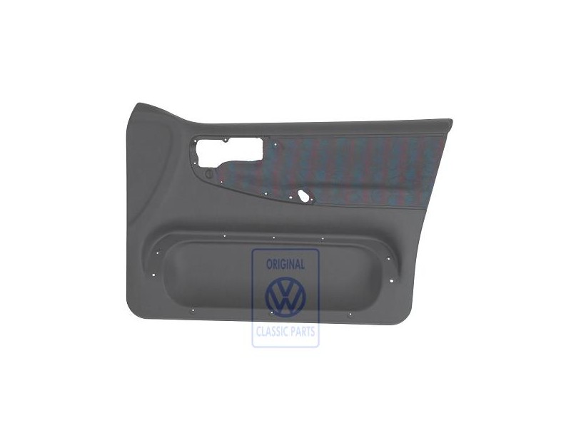 VW Originale Rivestimento Porta (Tessuto) Off-Black - 6N4867012P DRB