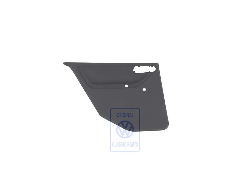 VW Originale Rivestimento Porta (Tessuto) Off-Black - 6N4867211AEHDY