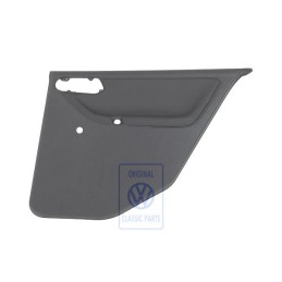 VW Originale Rivestimento Porta (Pelle) Nero - 6N4867212AFEGX