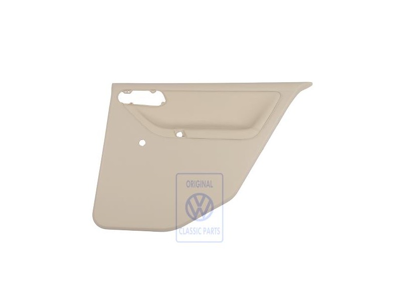 VW Originale Rivestimento Porta (Pelle) Crema - 6N4867212AFFWK