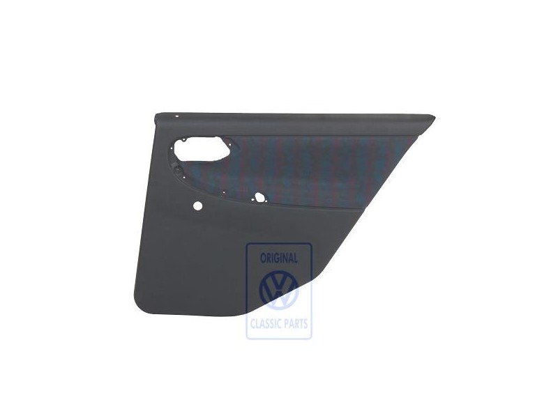 VW Originale Rivestimento Porta (Tessuto) Off-Black - 6N4867212L DRB