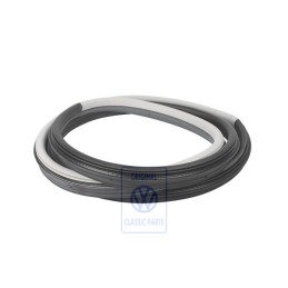 VW Originale Guarnizione Porta Nero Satinato/Grigio Perla - 6N4867365D DQX