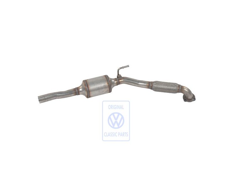 VW Originale Tubo Di Scarico Con Catalizz. 