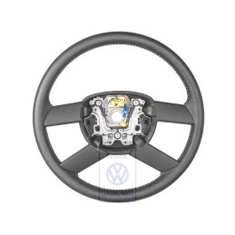VW Originale Volante (Pelle) Nero/Yellow - 6Q0419091M HUW