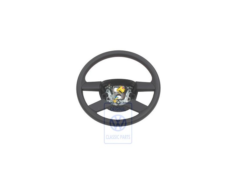 VW Originale Volante (Pelle) Nero/Rosso - 6Q0419091M HYL