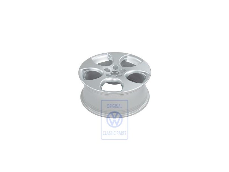 VW Originale Cerchio In Alluminio Argento Brillante - 6Q0601025AA8Z8