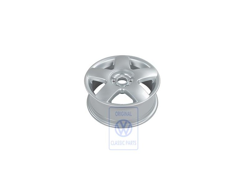 VW Originale Cerchio In Alluminio Cromo Brillante - 6Q0601025L Z31