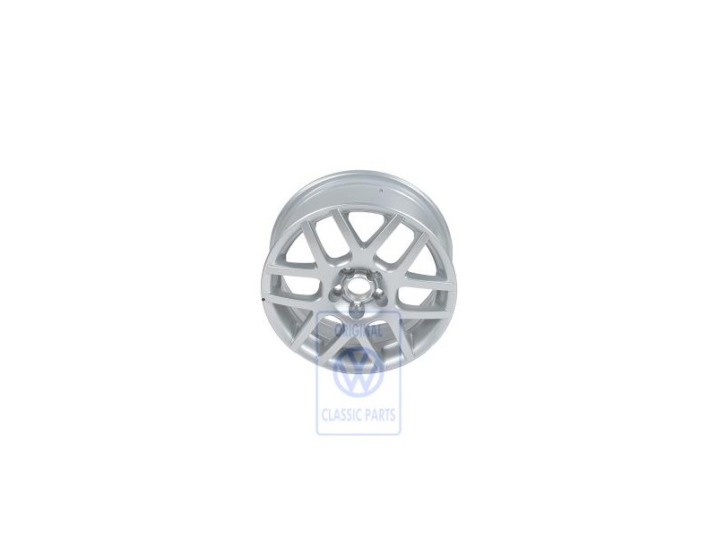 VW Originale Cerchio In Alluminio Cromo Brillante - 6Q0601025T 8Z8