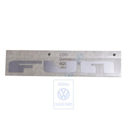 VW Originale Scritta Pellicola Argento - 6Q0853750A 1W4