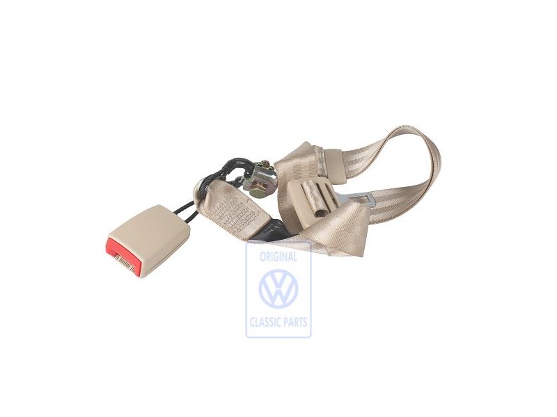 VW Originale Cintura Addominale E Fibbia Crema - 6Q0857487B HZP
