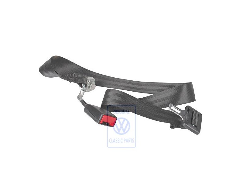 VW Originale Cintura Addominale E Fibbia Nero - 6Q0857487E HCP