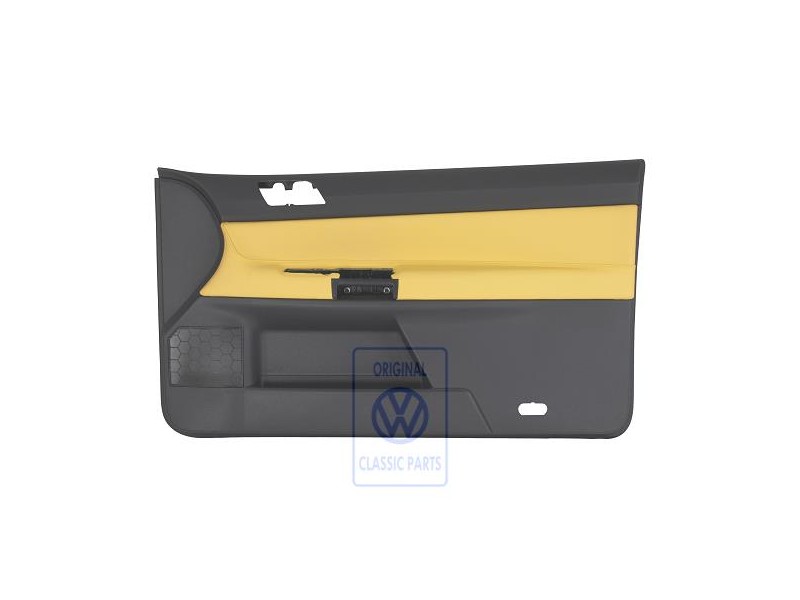 VW Originale Rivestimento Porta (Pelle) Rosso Flash/Antracite - 6Q3867012ERQMU