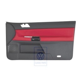 VW Originale Rivestimento Porta (Pelle) Giallo/Antracite - 6Q3867012ERQMV