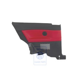 VW Originale Rivestimento Laterale Pelle Rosso Flash/Antracite - 6Q3867043PNQMU