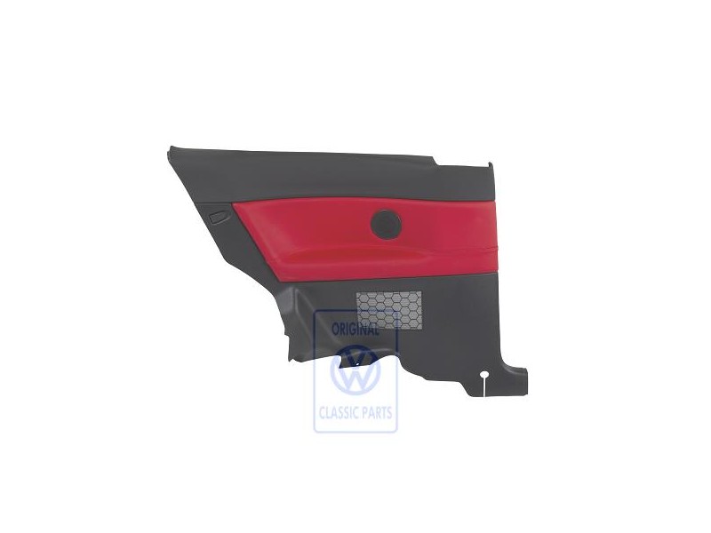 VW Originale Rivestimento Laterale Pelle Rosso Flash/Antracite - 6Q3867043PNQMU