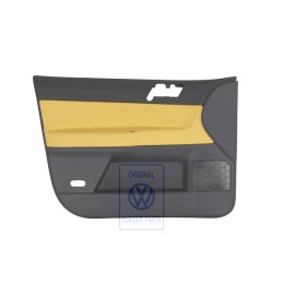 VW Originale Rivestimento Porta (Pelle) Giallo/Antracite - 6Q4867011HMQMV
