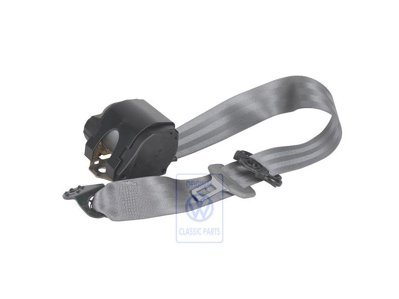 VW Originale Cintura Sicurezza A 3 Punti Grigio Flanella - 6QD857806 HCQ