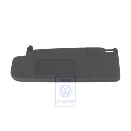 VW Originale Aletta Parasole Con Specchietto E Copertura Nero - 6X0857551E 3H8