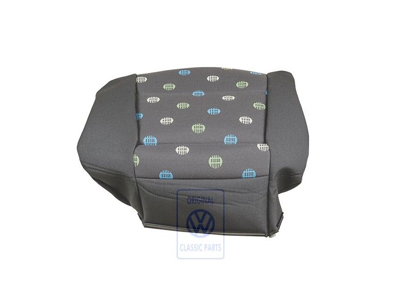 VW Originale Rivestimento Sedile (Tessuto) Off-Black - 6X0885405ASPXM