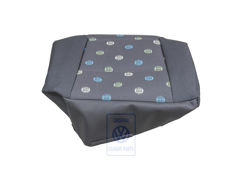 VW Originale Rivestimento Sedile (Tessuto) Off-Black - 6X0885406Q PXM