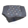 VW Originale Rivestimento Sedile (Tessuto) Off-Black - 6X0885406Q PXM