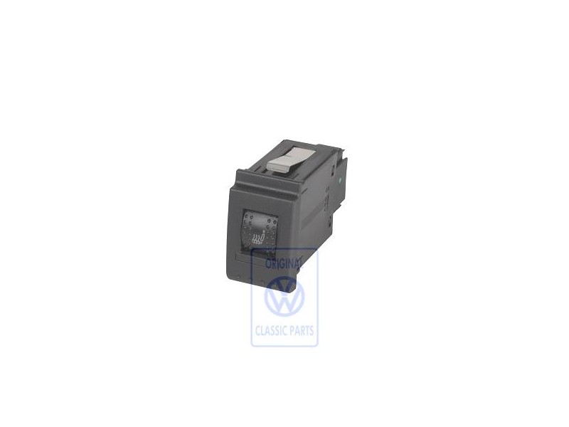 VW Originale Interrut. P. Riscaldam. Sedile Nero Satinato - 6X0963563A 01C