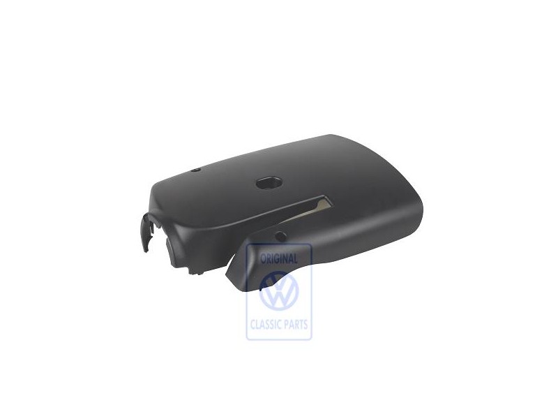 VW Originale Copertura Per Piantone Sterzo Nero Satinato - 6X1858559C 01C