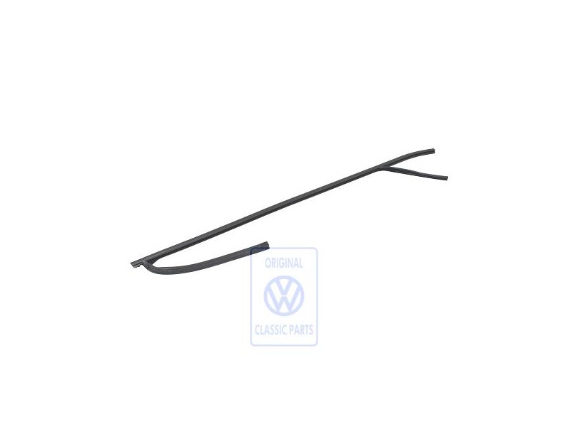 VW Originale Guida Del Finestrino Nero Satinato - 6X3837432E B41