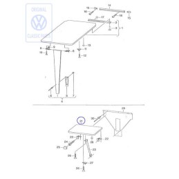 VW Originale Tavolino - 701070300F