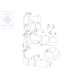 VW Originale Tendina Per Cabina Di Guida - 701070409A