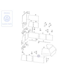 VW Originale Tendina Finestrino Lat. 