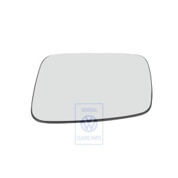 VW Originale Vetro Dello Specchio (Piano) Con Piastra Di Supporto - 701857521J