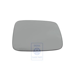 VW Originale Vetro Dello Specchio (Piano) Con Piastra Di Supporto - 701857522J