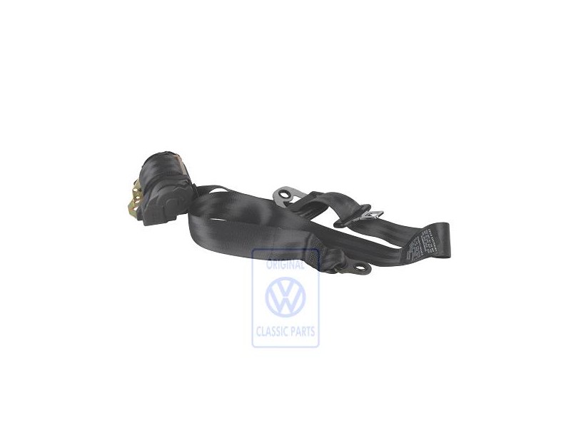 VW Originale Cintura Sicurezza A 3 Punti Nero Satinato - 701857805C 01C