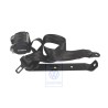 VW Originale Cintura Sicurezza A 3 Punti Nero Satinato - 703857815A 01C
