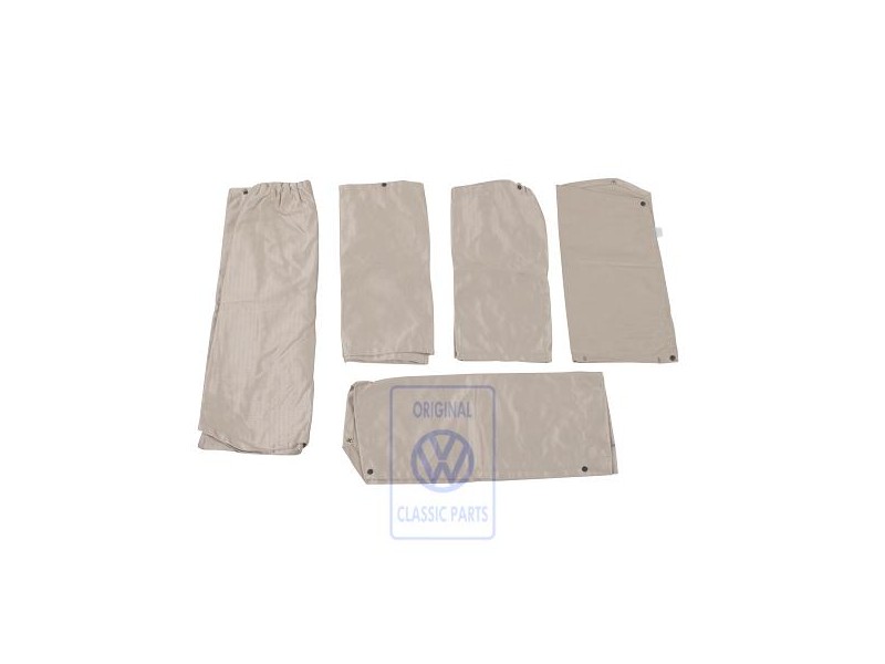 VW Originale Tendina Per Cristallo Lunotto Beige Chiaro - 703862757 4PG