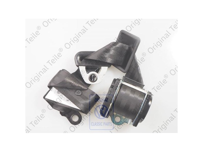 VW Originale Cintura Sicurezza A 3 Punti Nero Satinato - 705857812 01C