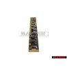 VW Originale GOLF GTI Posteriore Logo Emblema Scritta Cromo - 1H6853687AD